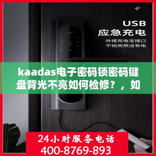 kaadas电子密码锁密码键盘背光不亮如何检修？，如何修理kaadas电子密码锁的无光背光键盘？