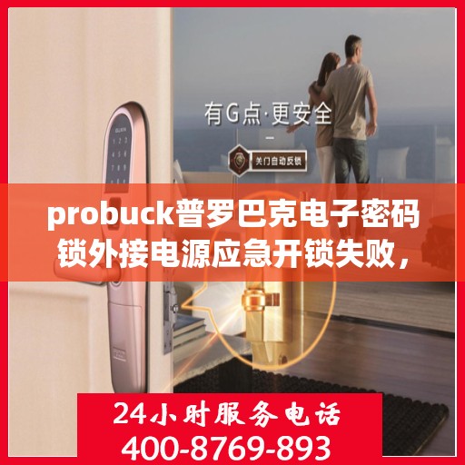 probuck普罗巴克电子密码锁外接电源应急开锁失败，Probuck Probarak Electronic Lock: External Power Failure for Emergency Unlocking