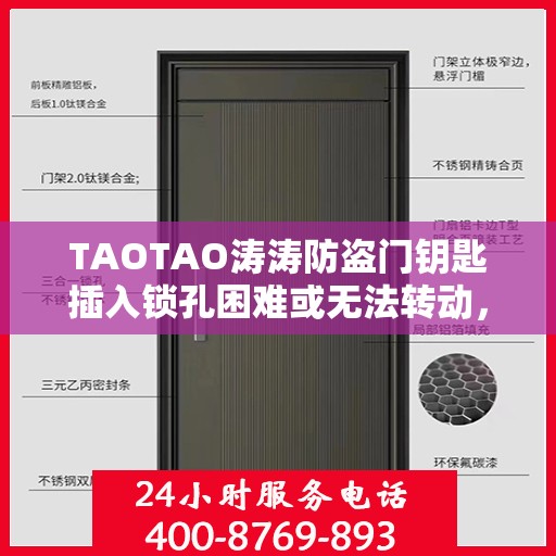 TAOTAO涛涛防盗门钥匙插入锁孔困难或无法转动，如何解决？，TAOTAO涛涛防盗门锁孔插入难题解析，钥匙转动不畅的解决方法