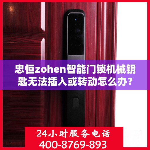 忠恒zohen智能门锁机械钥匙无法插入或转动怎么办？，如何解决忠恒Zohen智能门锁机械钥匙无法插入或转动的问题？