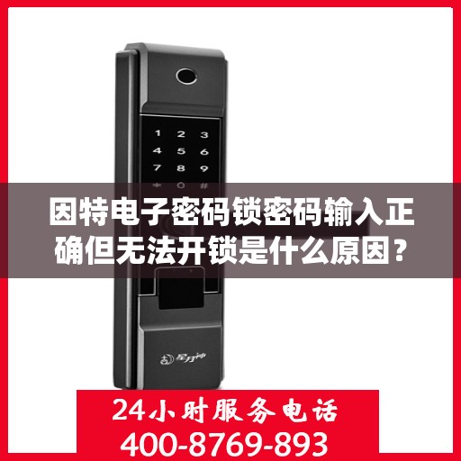 因特电子密码锁密码输入正确但无法开锁是什么原因？，因特电子密码锁密码输入正确但无法开锁的原因可能包括， 1. 密码设置错误； 2. 开锁设备或系统故障； 3. 安装不当或位置问题； 4. 系统软件更新或配置问题。
